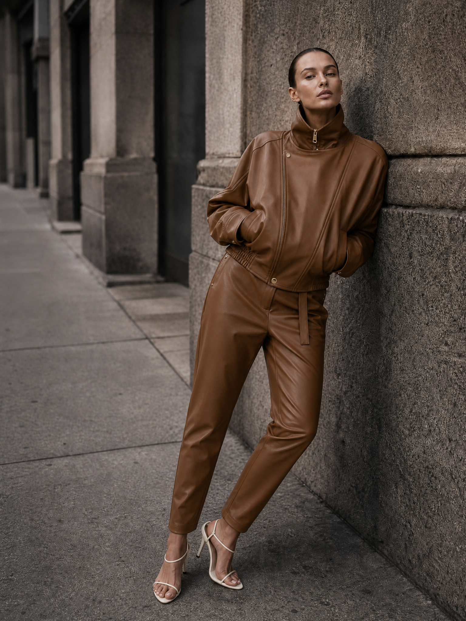 Faux Leather Edit