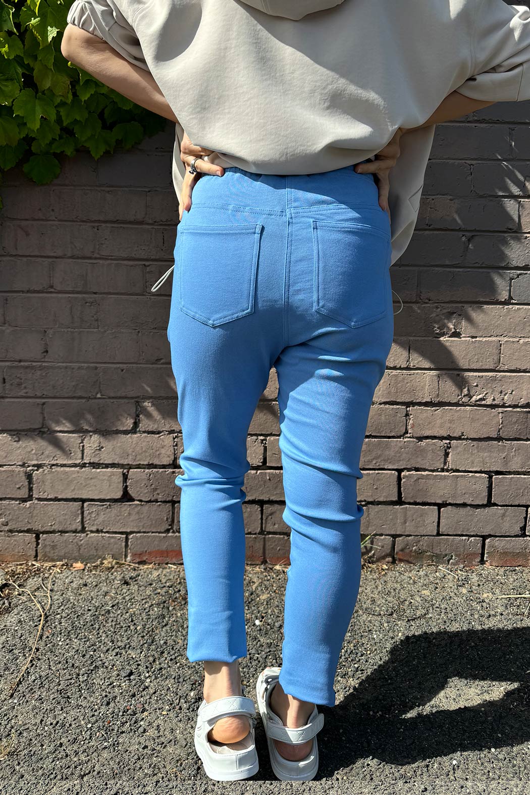 Cornflower Drawstring Cargo Pant