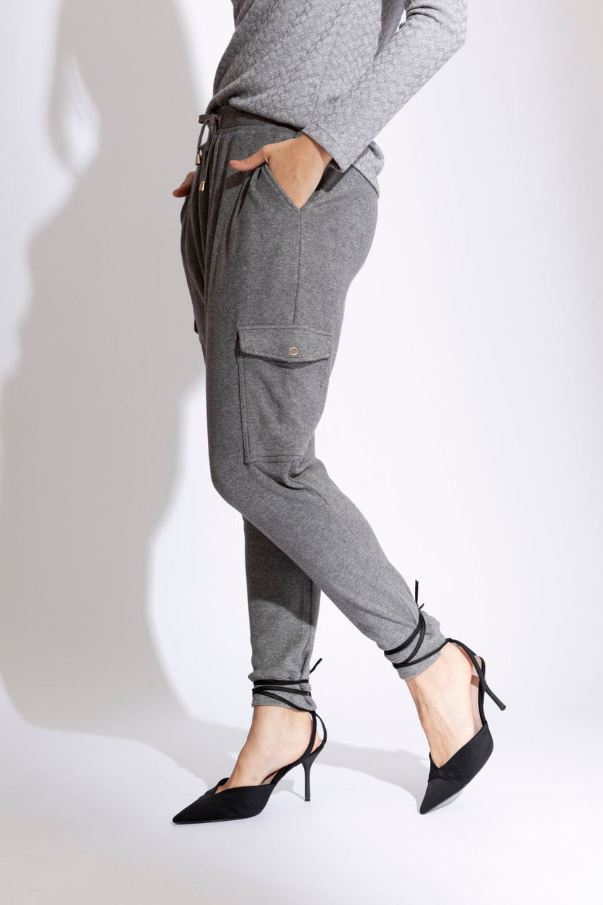 Grey Cargo Lounge Pants- Sale