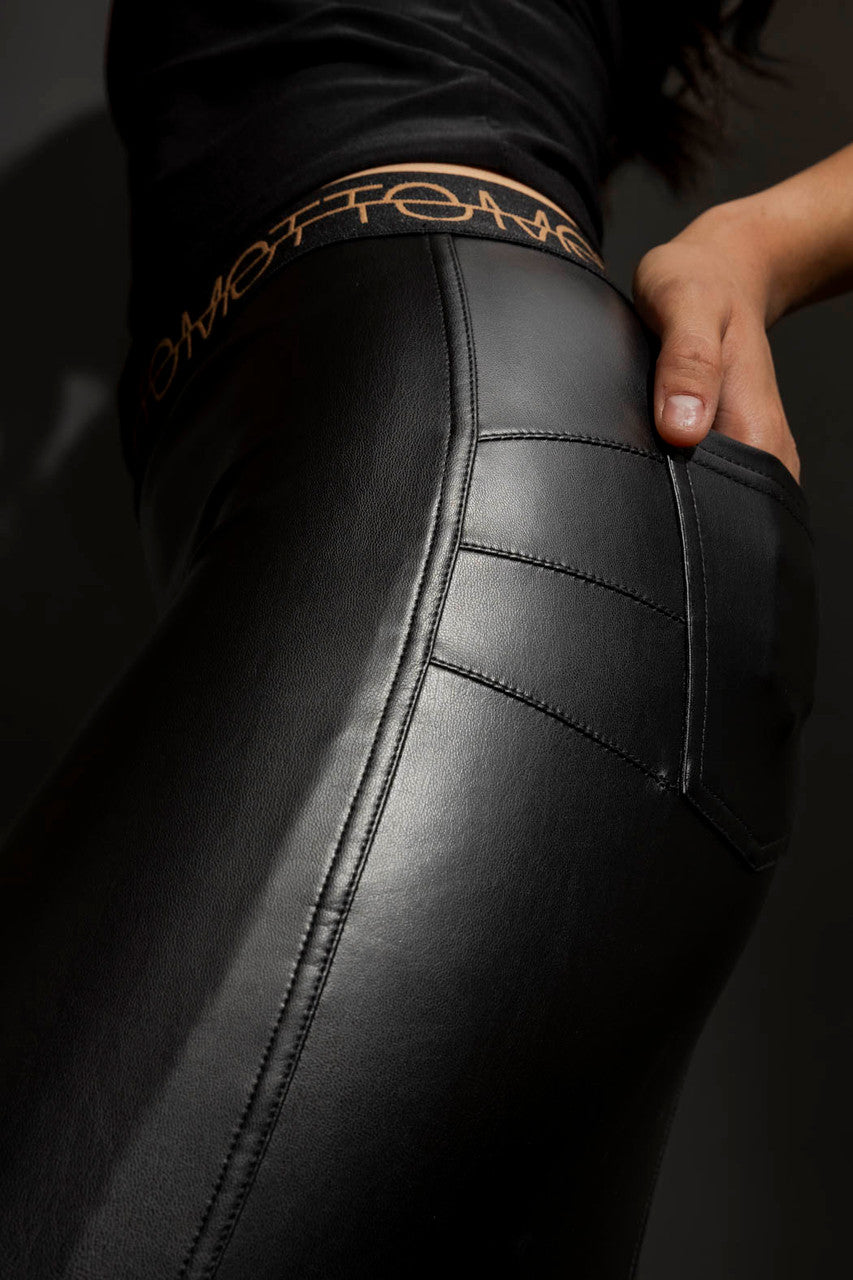 Black Coated Miracle Skirt