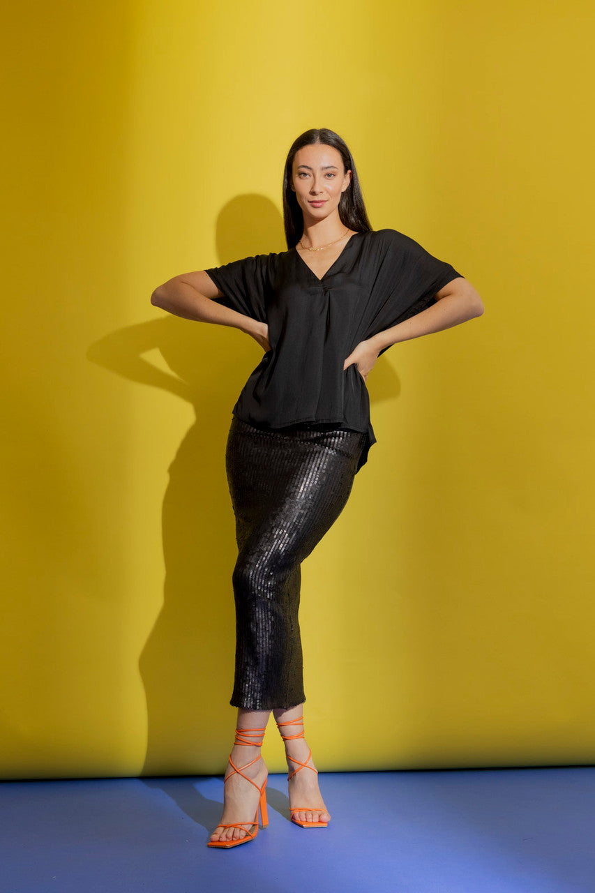 Black Bondi Top