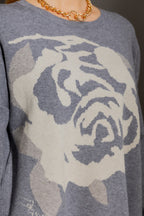 Grey Blossom Knit Grey S