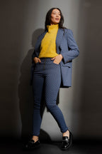 Denim Hearts High Waist Zip Pant