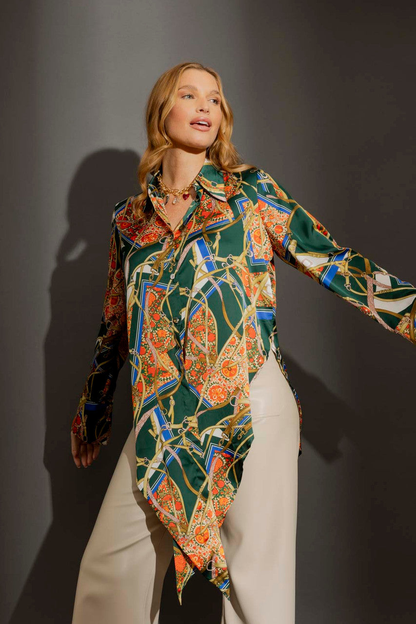 Forest Silky Zhoush Shirt