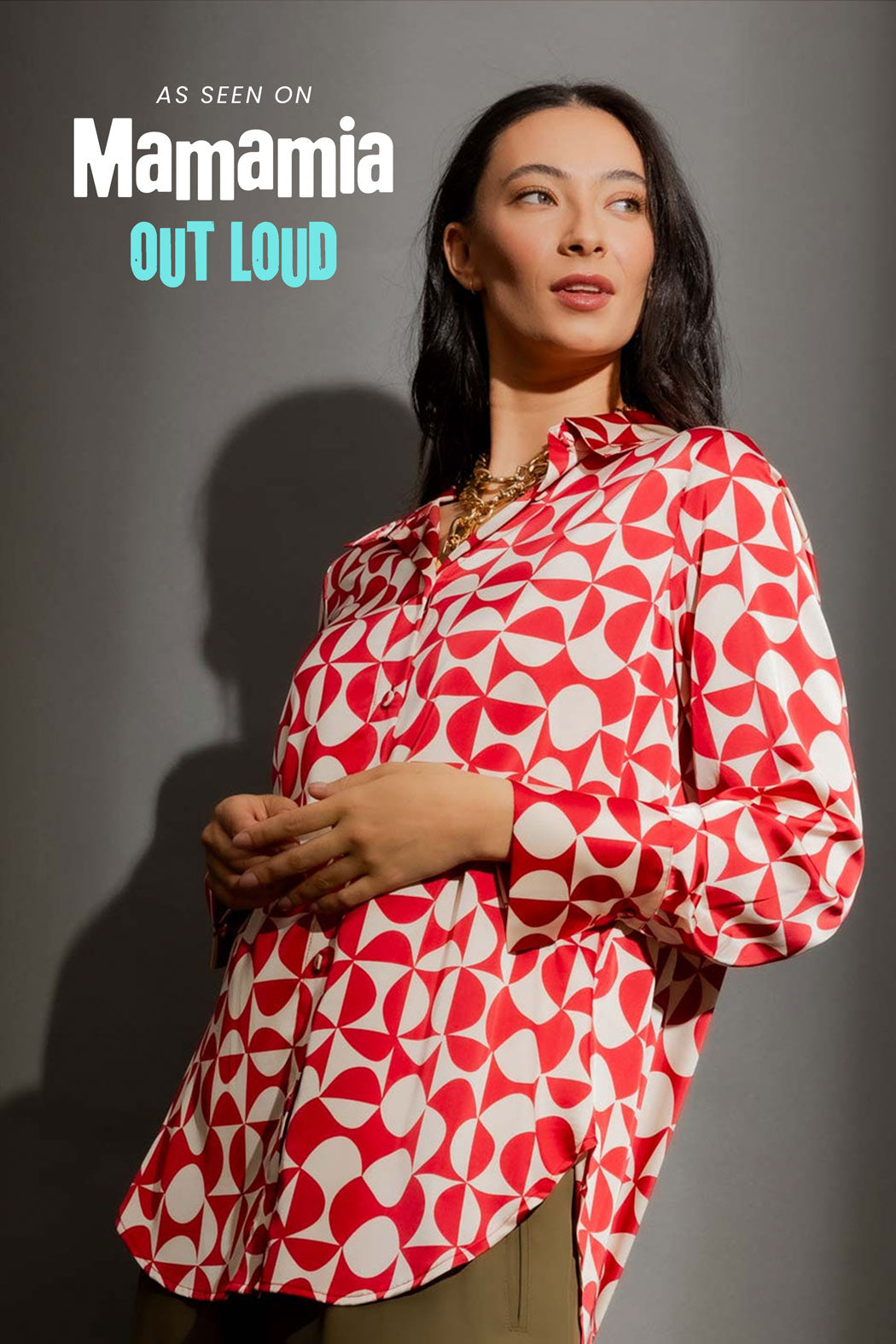 Red Boyfriend Shirt