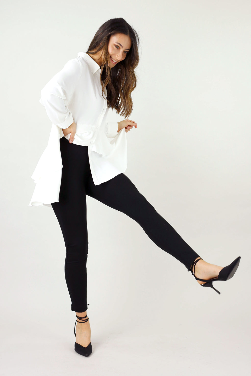 Black Miracle Zip Lift Pant - SALE