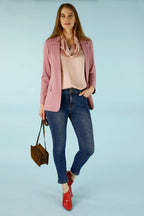 Pink Ponte Classic Blazer