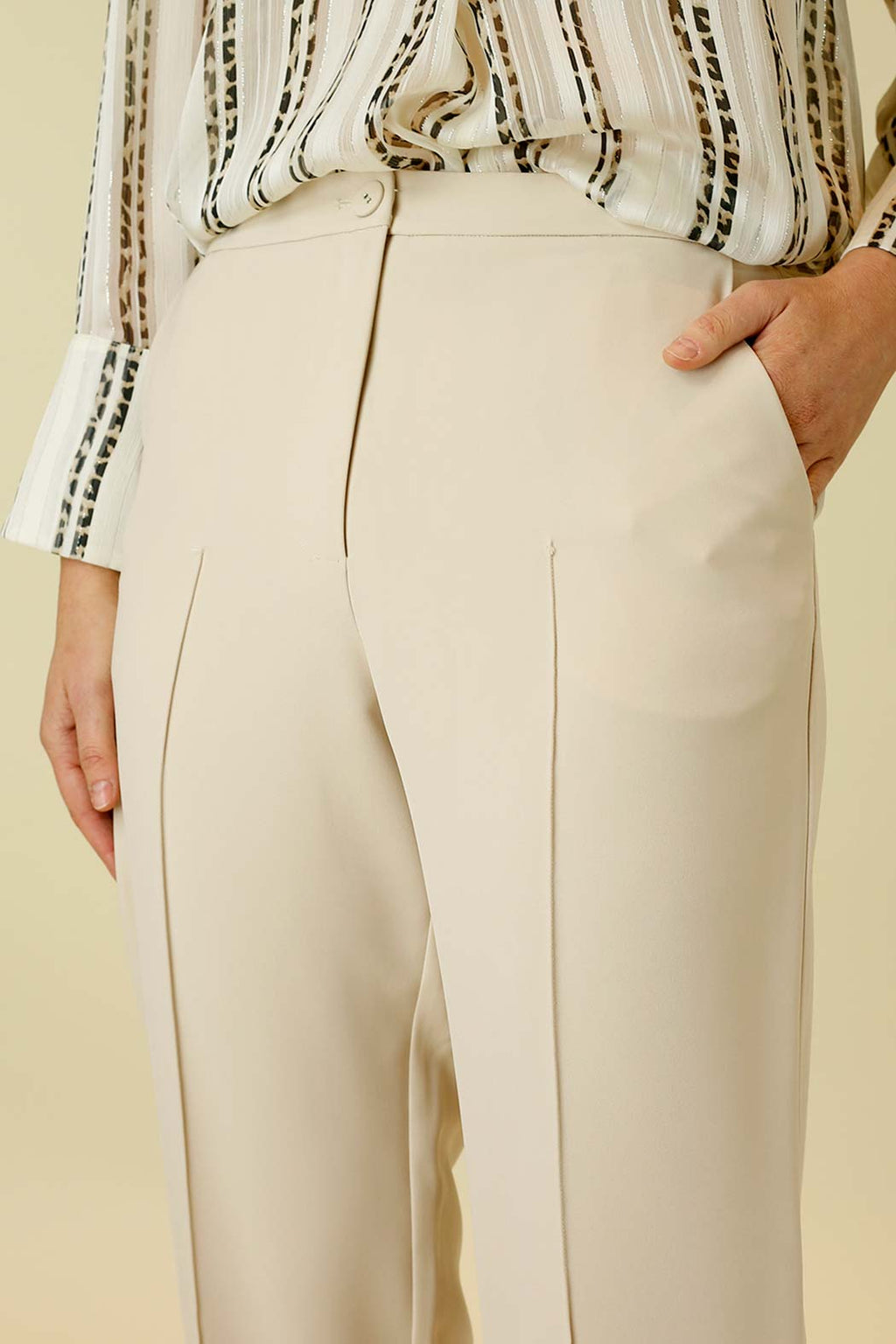 Putty Suiting Straight Leg Pant - FINAL SALE