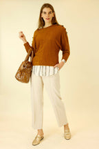 Putty Suiting Straight Leg Pant - FINAL SALE