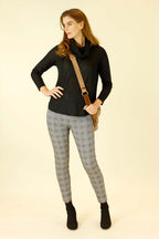 Black Jacquard Cowl Jumper - SALE