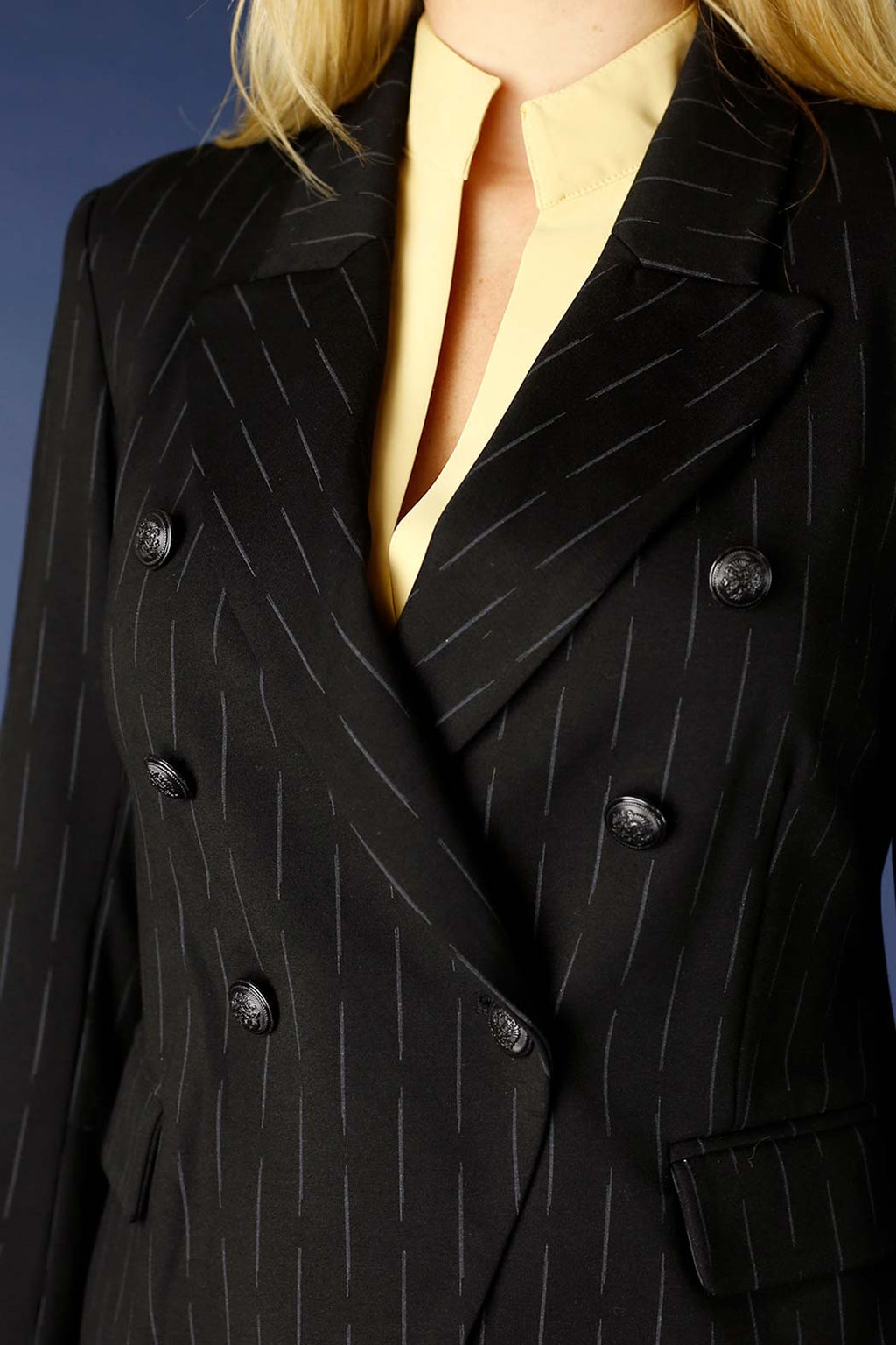 Black/Grey Ponte Sisca Blazer - SALE