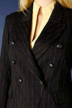 Black/Grey Ponte Sisca Blazer - SALE
