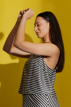 Thin Stripe Silky Summer Cami