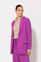 Fuchsia Euro Action Back Blazer