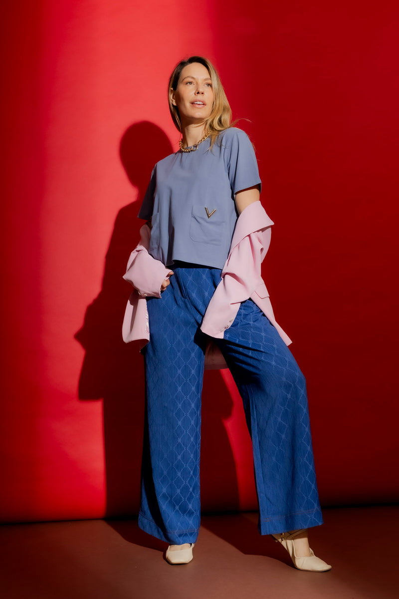 Denim Pocket T-Shirt