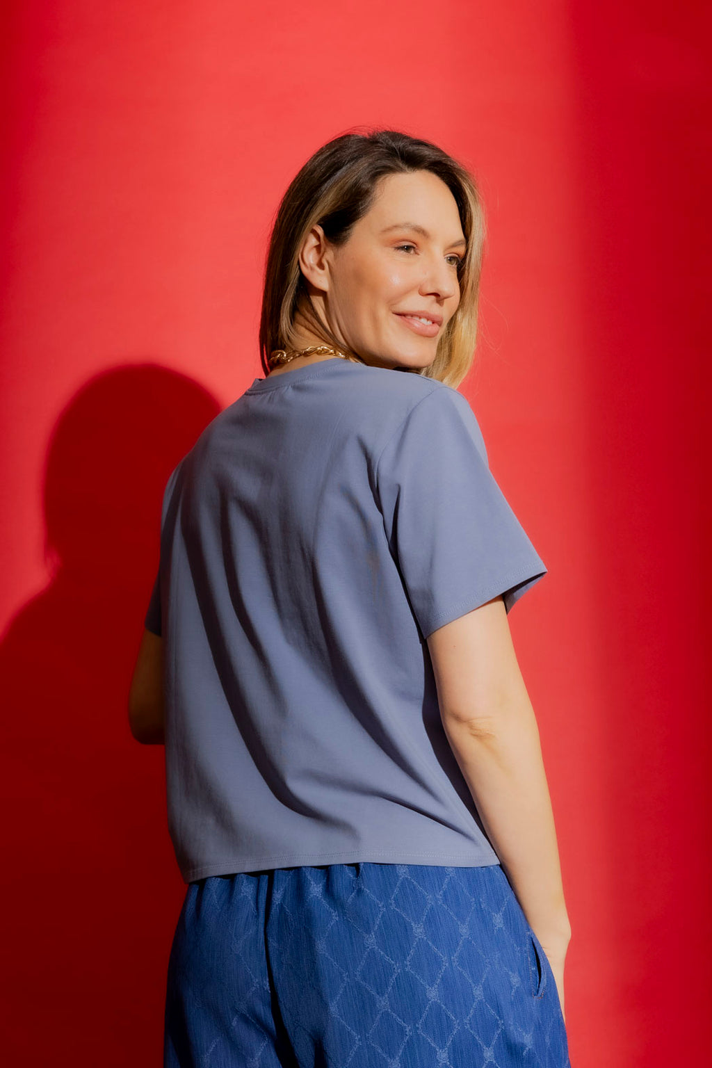 Denim Pocket T-Shirt
