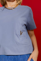 Denim Pocket T-Shirt