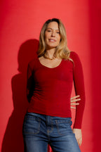 Red Tencel Lust Top