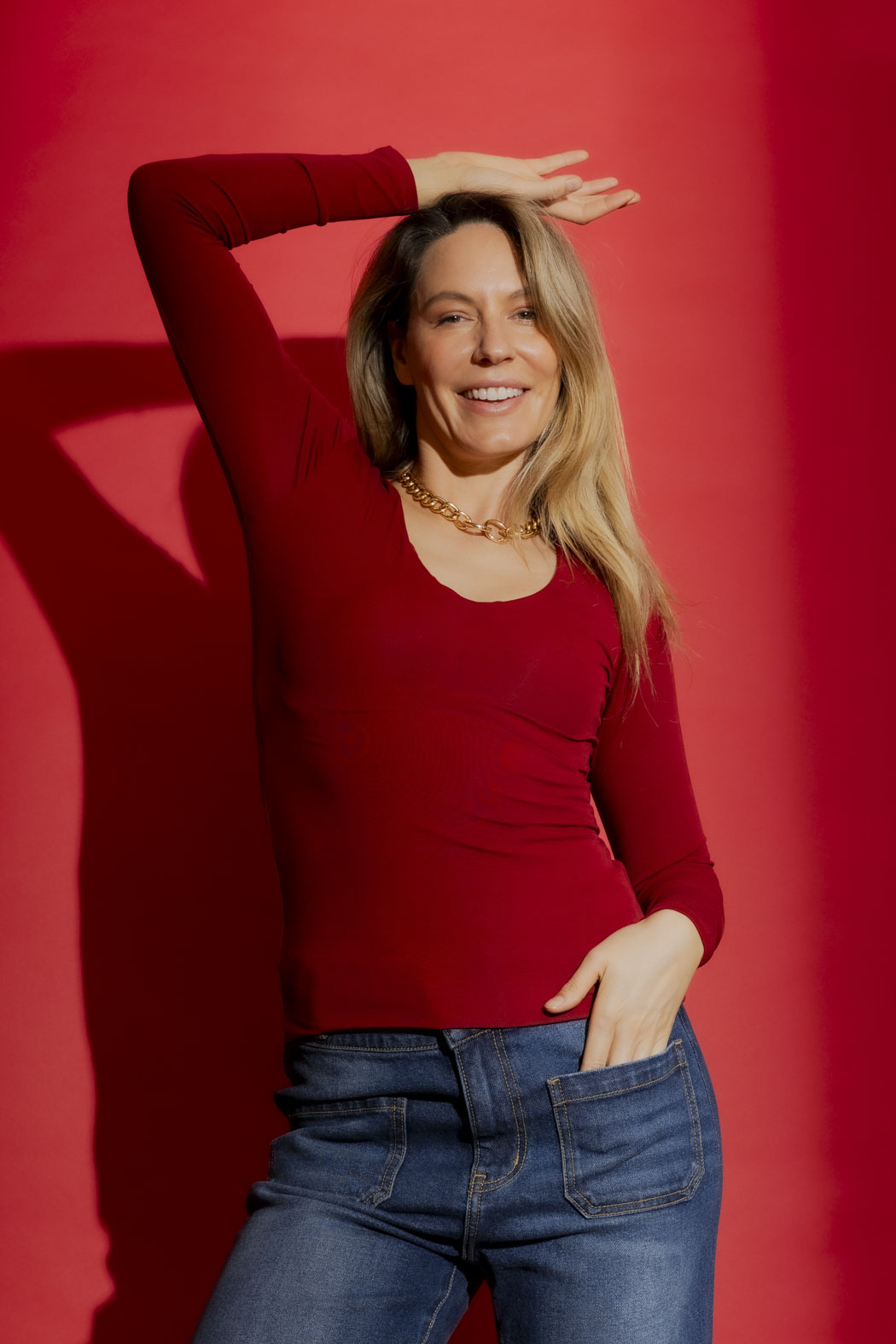 Red Tencel Lust Top