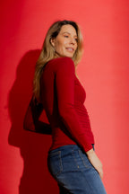 Red Tencel Lust Top