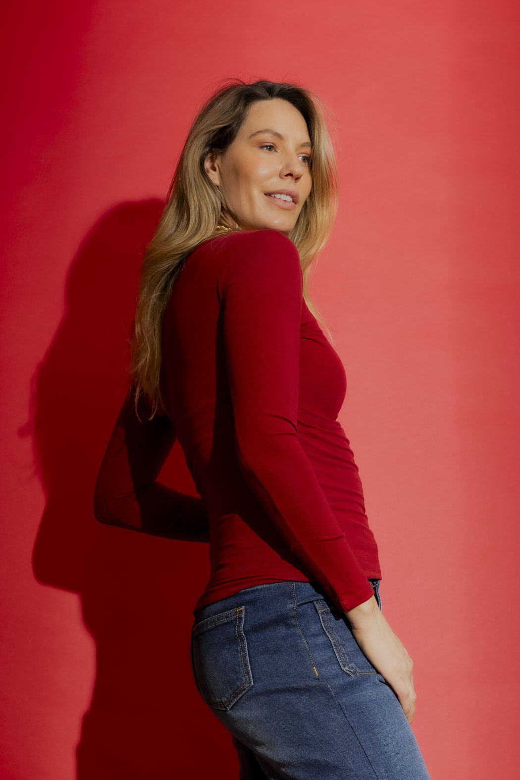 Red Tencel Lust Top