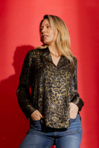 Gold Animal Brit Blogger Shirt