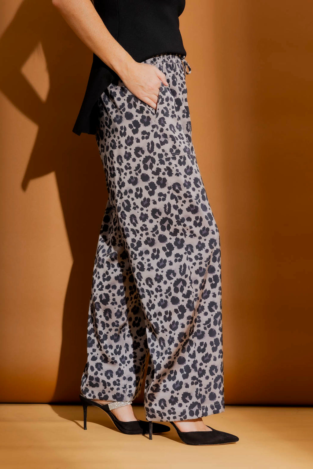 Grey Animal Pull On Pant Grey Animal