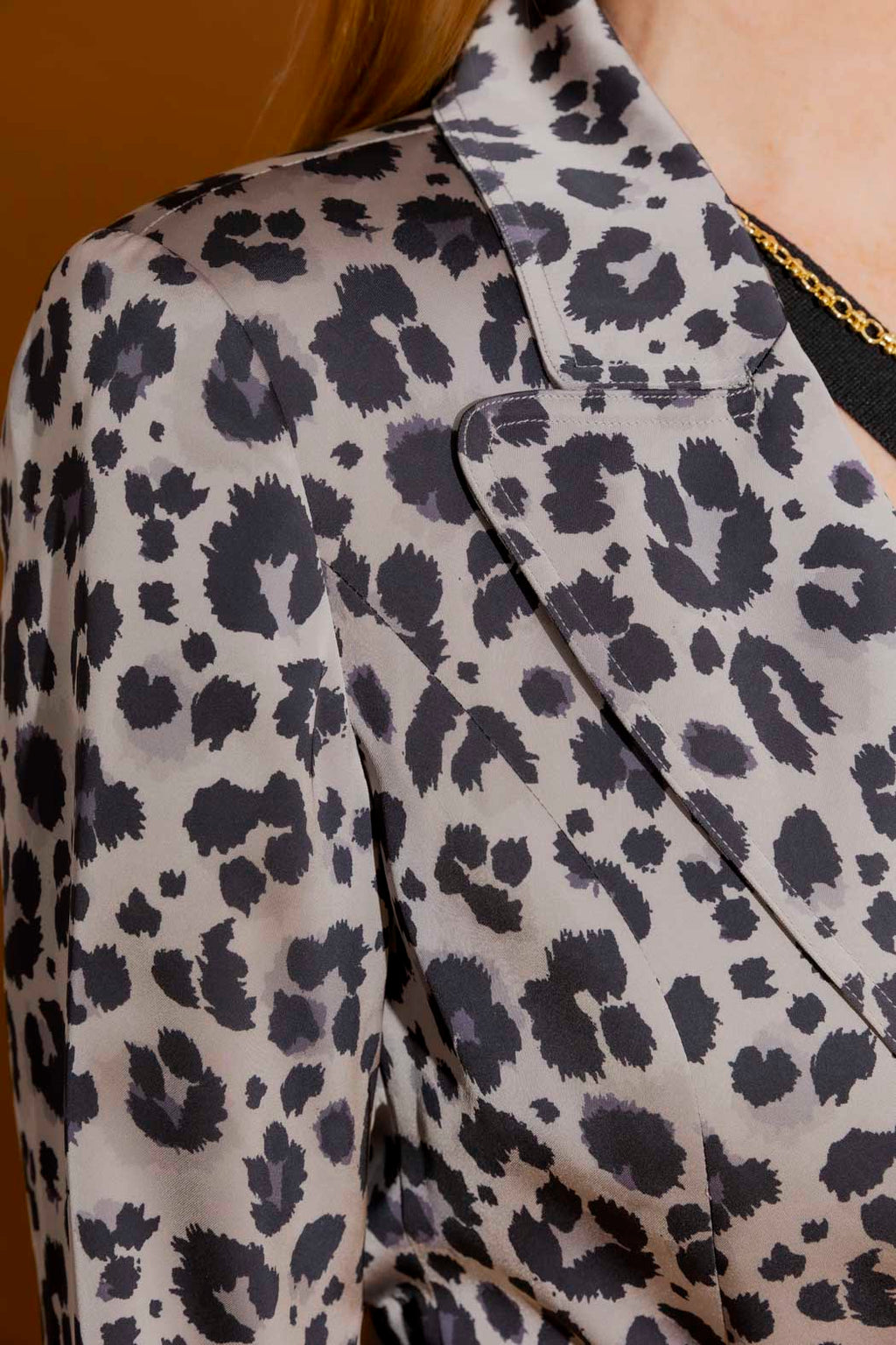 Grey Animal Soft Blazer Grey Animal