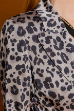 Grey Animal Soft Blazer Grey Animal