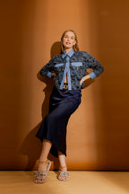 Denim Lace Dallas Jacket