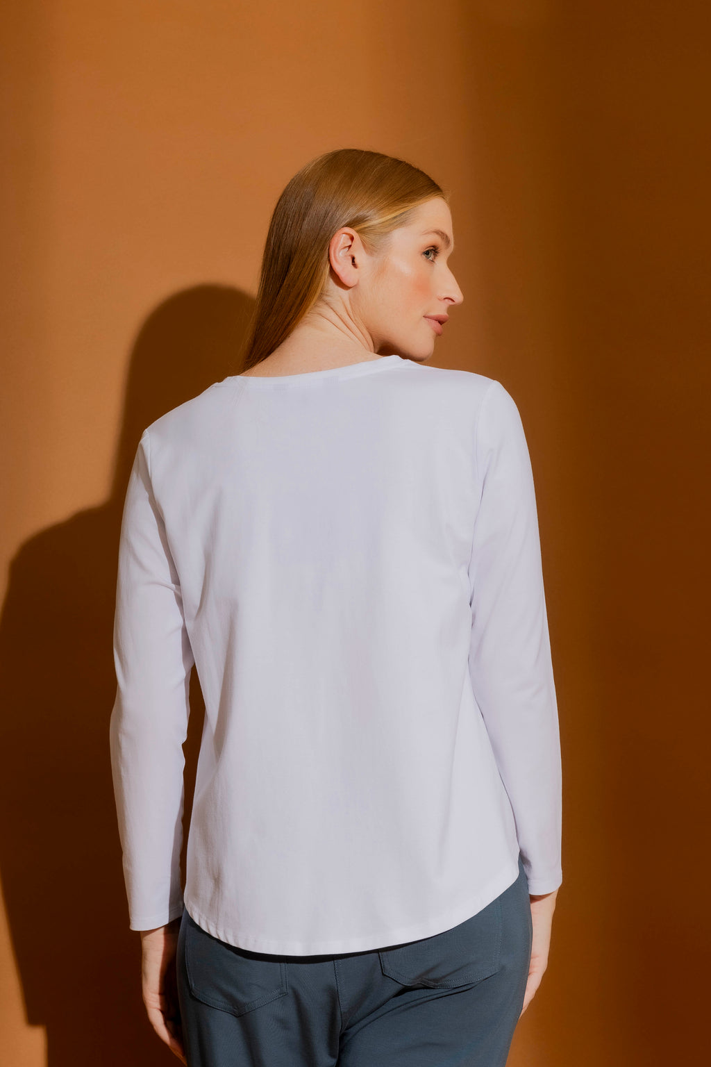 White Love Long Sleeve Tee
