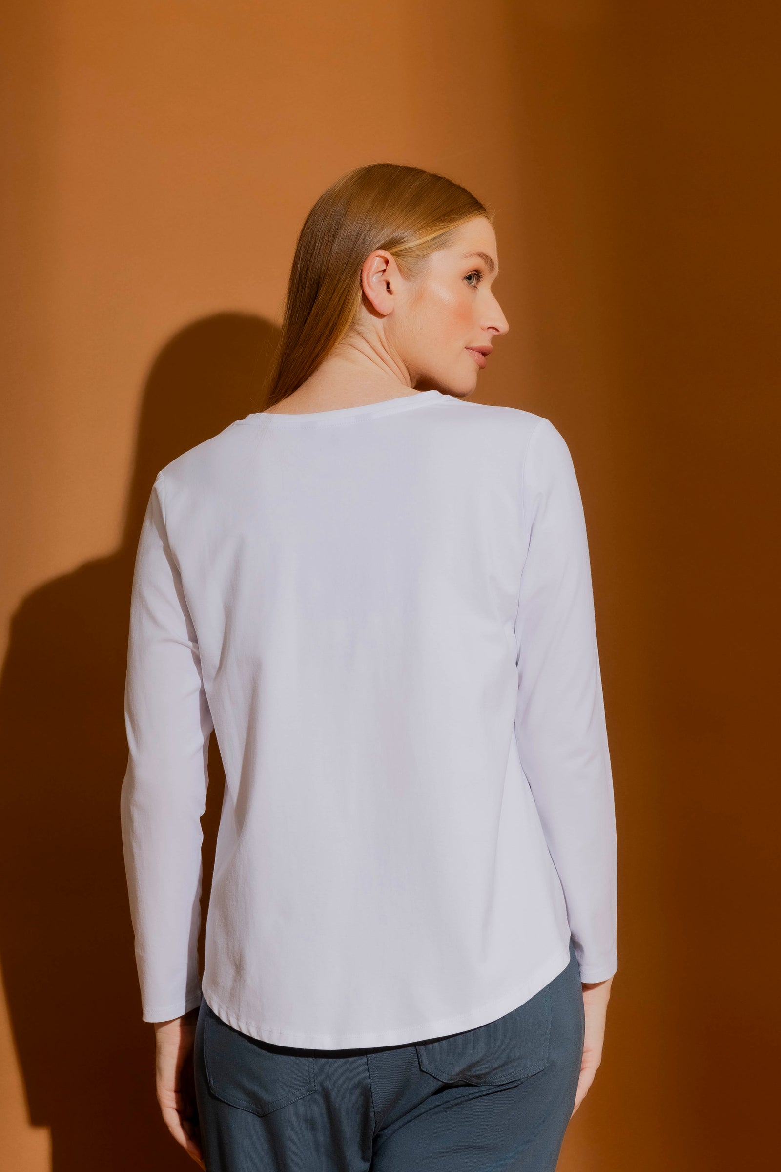 White Love Long Sleeve Tee