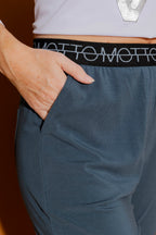 Dark Blue Tencel Pull On Pant Dark Blue