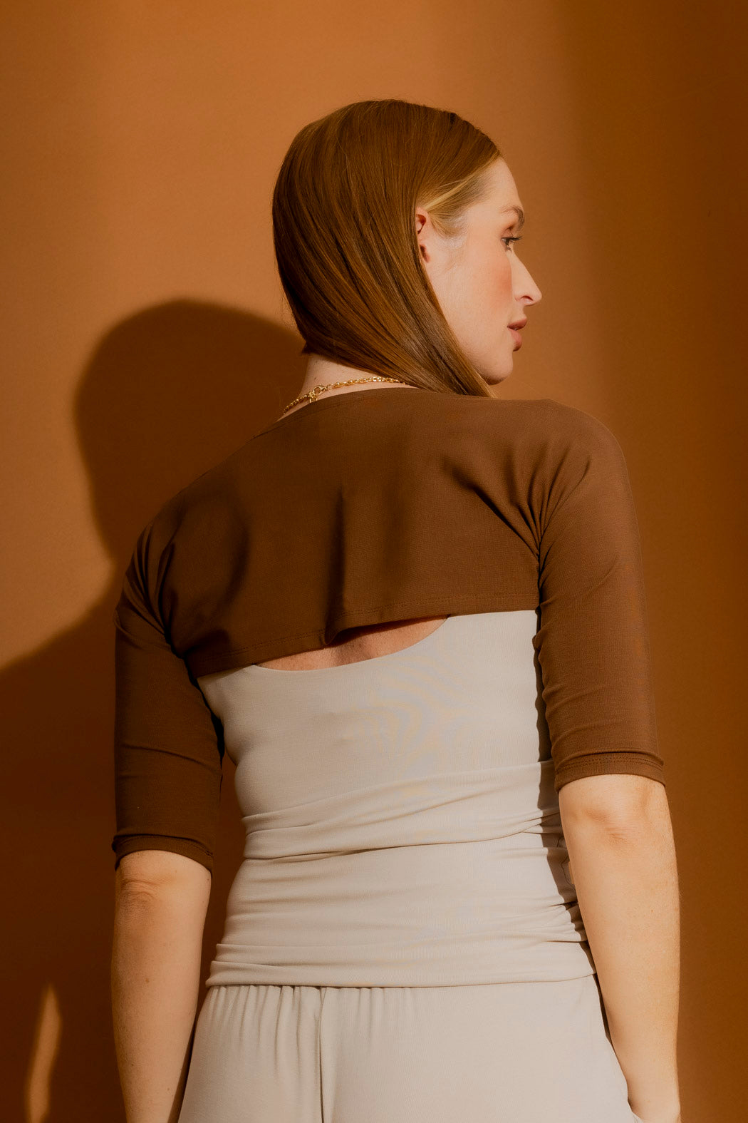 Cocoa Tencel Shrug