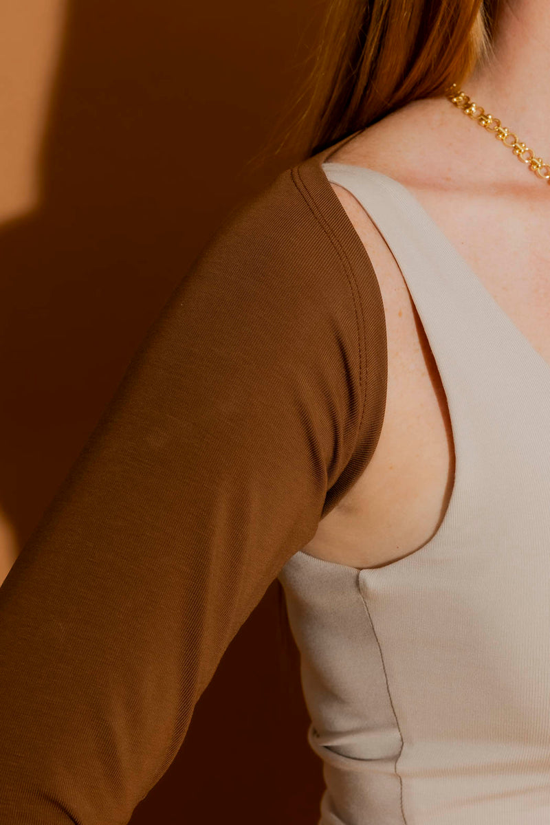 Cocoa Tencel Shrug