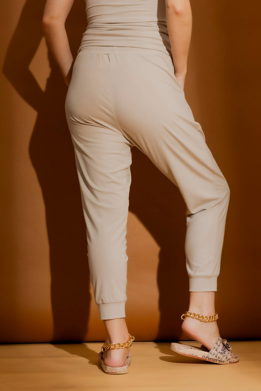 Putty Tencel Slouch Pant