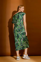 Green Snake Silky Harlow Dress Green Snake