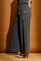 Charcoal Jersey Pocket Pant