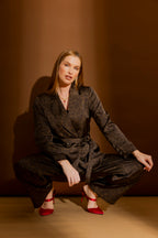 Brown Animal Soft Blazer Brown Animal