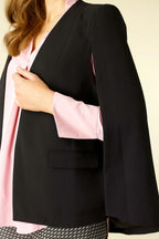 Black Euro Cape Jacket - SALE