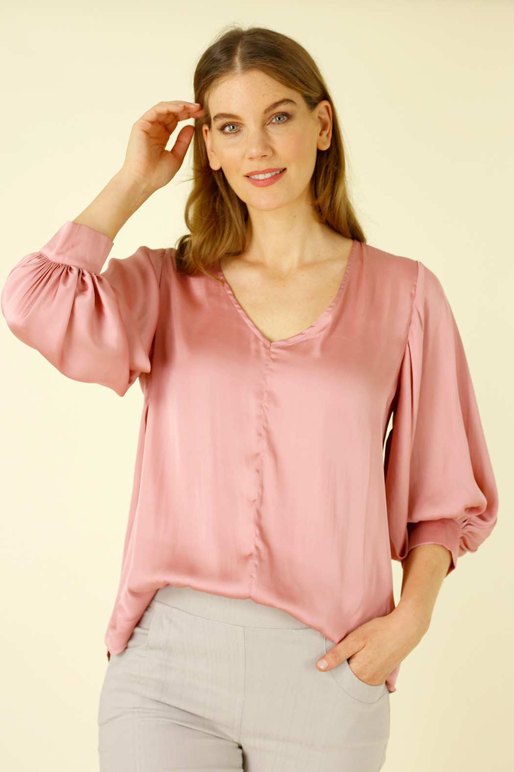 Pink Silky Tokyo Top - SALE