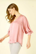 Pink Silky Tokyo Top - SALE