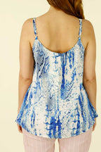 Blue Snake Silky Barcelona Cami - SALE