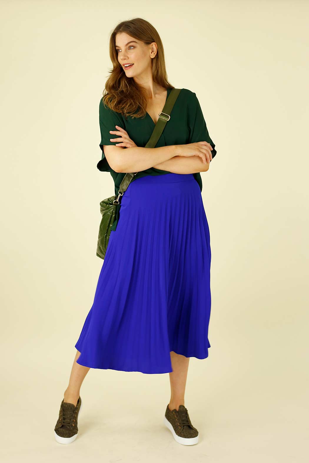 Cobalt Soft Touch Matrix Skirt - SALE