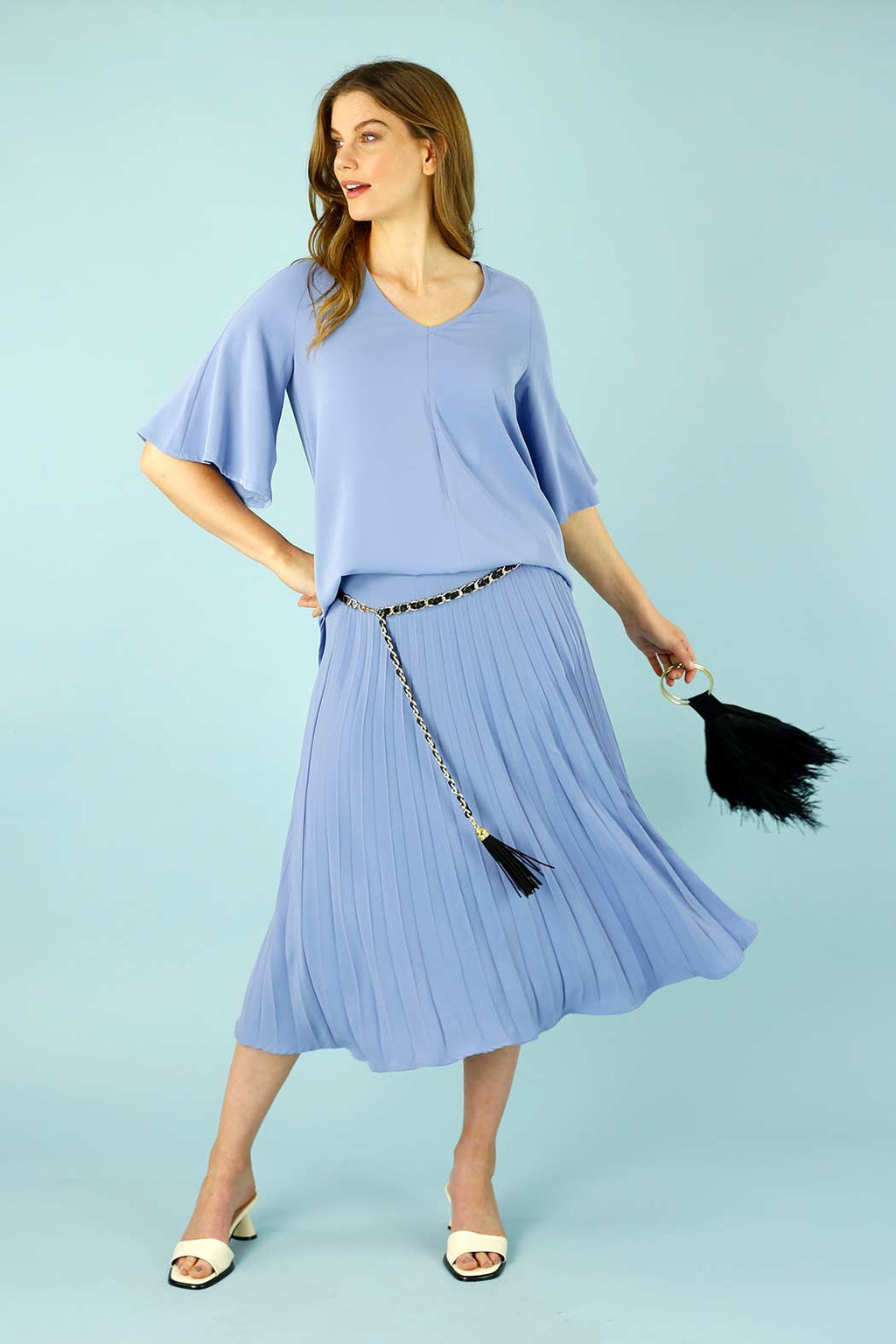 Sky Soft Touch Matrix Skirt - SALE