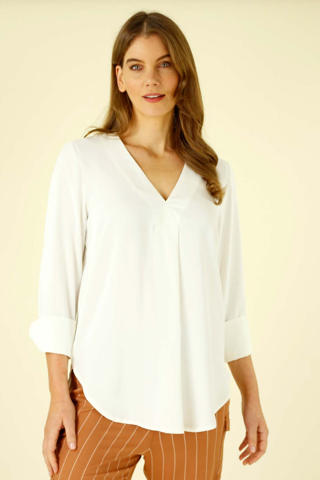 Ivory Soft Touch Sydney Blouse - SALE