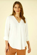 Ivory Soft Touch Sydney Blouse - SALE
