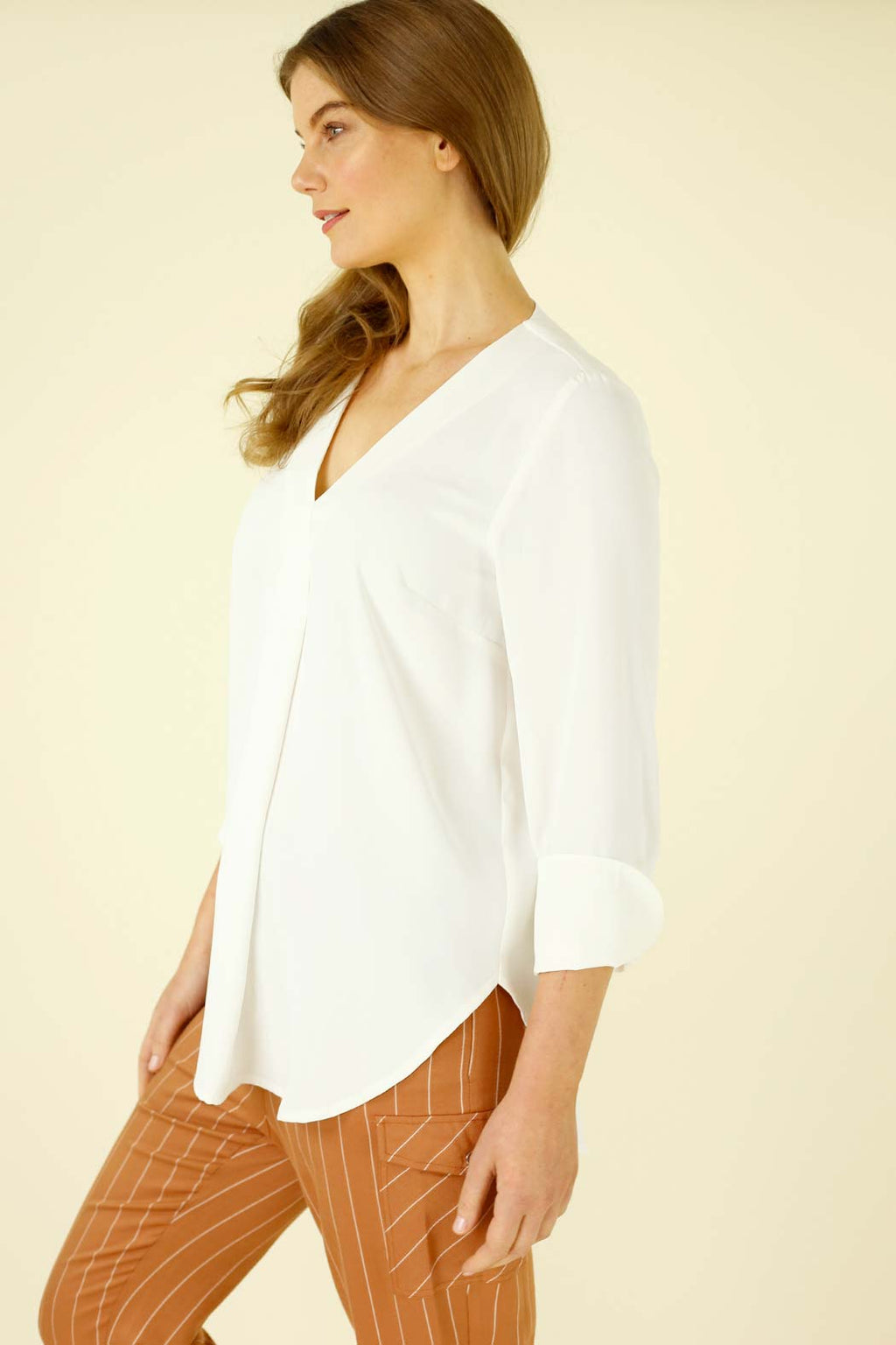 Ivory Soft Touch Sydney Blouse - SALE
