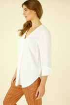 Ivory Soft Touch Sydney Blouse - SALE