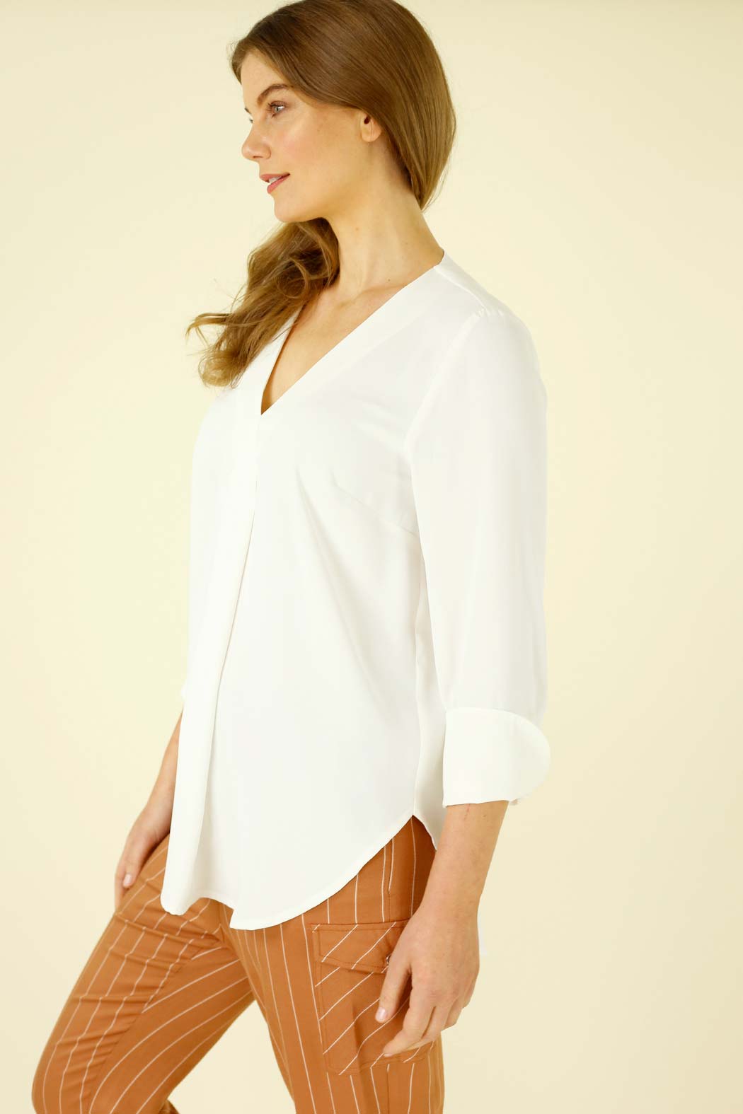 Ivory Soft Touch Sydney Blouse - SALE